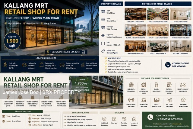 Column free ground floor | Near Kallang MRT | No toilet (D14), Shop House #597336741